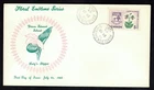 Canada #424, 1965 5¢ PEI Floral & Emblem Personal cachet FDC VF Hamilton Cancel