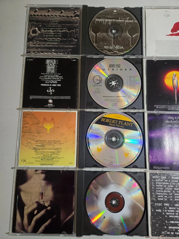 Led Zeppelin's Robert Plant and Jimmy Page CD Lot of 8-(9) discs Various Titles - Image 3 of 4