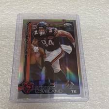 2025 Topps Chrome Football Colston Loveland Refractor Rookie