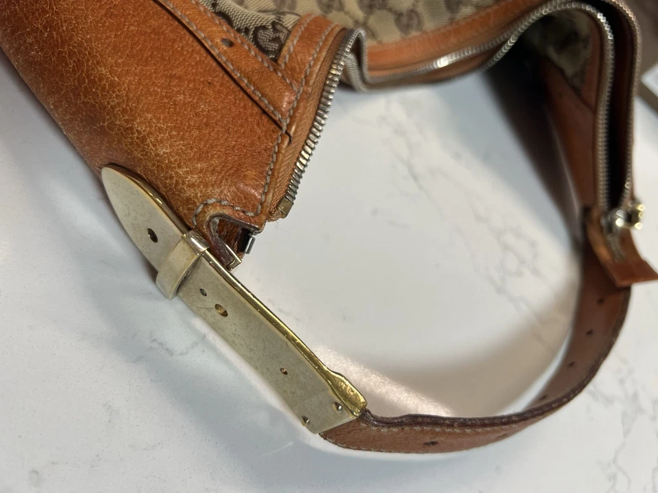 Bolsa de lona GUCCI Hobo vintage média - Imagem 2 de 4