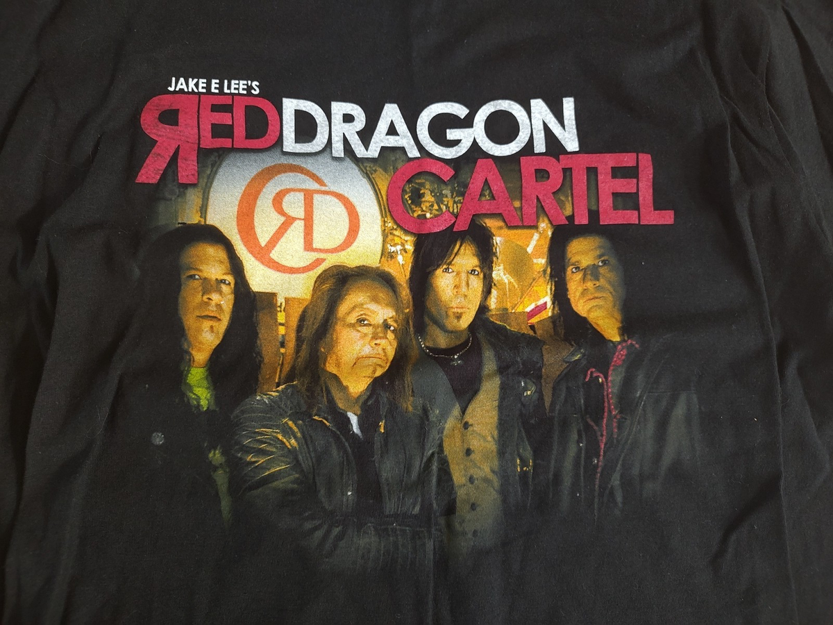 Red Dragon Cartel Concert Graphic T Tee Shirt JAKE E LEE Black Sz 