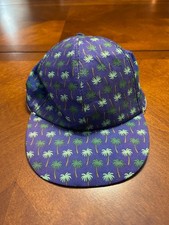 Preowned Tropical Palm Trees Cap - Youth / Kid - HookLoop Back - 100 Cotton