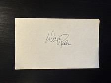 Dave Rader STL Cardinals 1970s signed auto cut signature