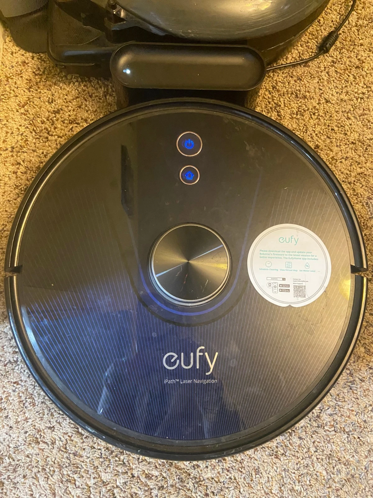 🍉 Eufy RoboVac L35 Hybrid Robot Vacuum and Mop T2194111 + Charge Dock WORKS