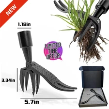 Weeder Puller Stand Up Weed Tool Handle Claw Garden Outdoor Root Remover Killer