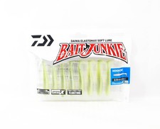 SALE Daiwa Soft Bait Bait Junkie Minnow 2.5" Pearl WM UV (2811)