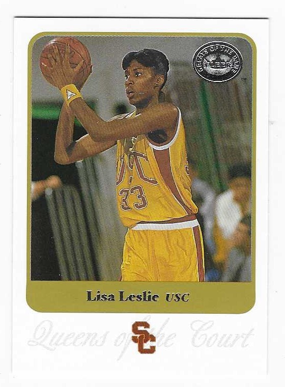 2001 Fleer Greats of the Game Lisa Leslie USC Trojans Basketball Card #79