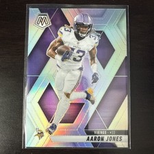 2025 Panini Mosaic Aaron Jones 128 Silver Prizm SP Minnesota Vikings 