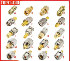 SMA RP SMA BNC N TNC UHF PL259 SO239 RF Coaxial Adapter Connector Brass