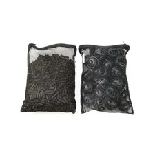 1 lb Active Carbon + 30 pcs Bio Balls in Media Bags for Aquarium Canister Filter