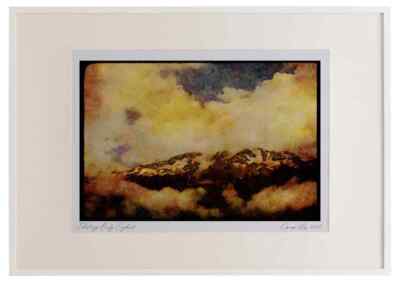 USA Landschaften 176037 Wolken und Mount Rainier, Washington Aquarell Bild