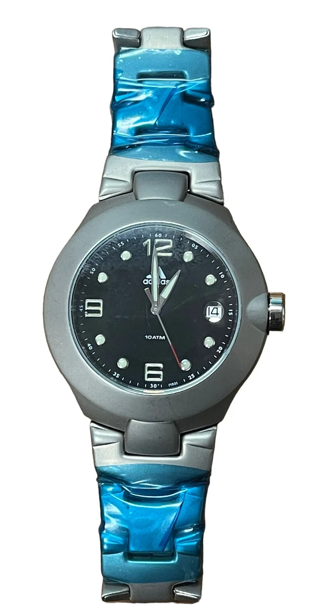Adidas stainless steel back hotsell water resistant