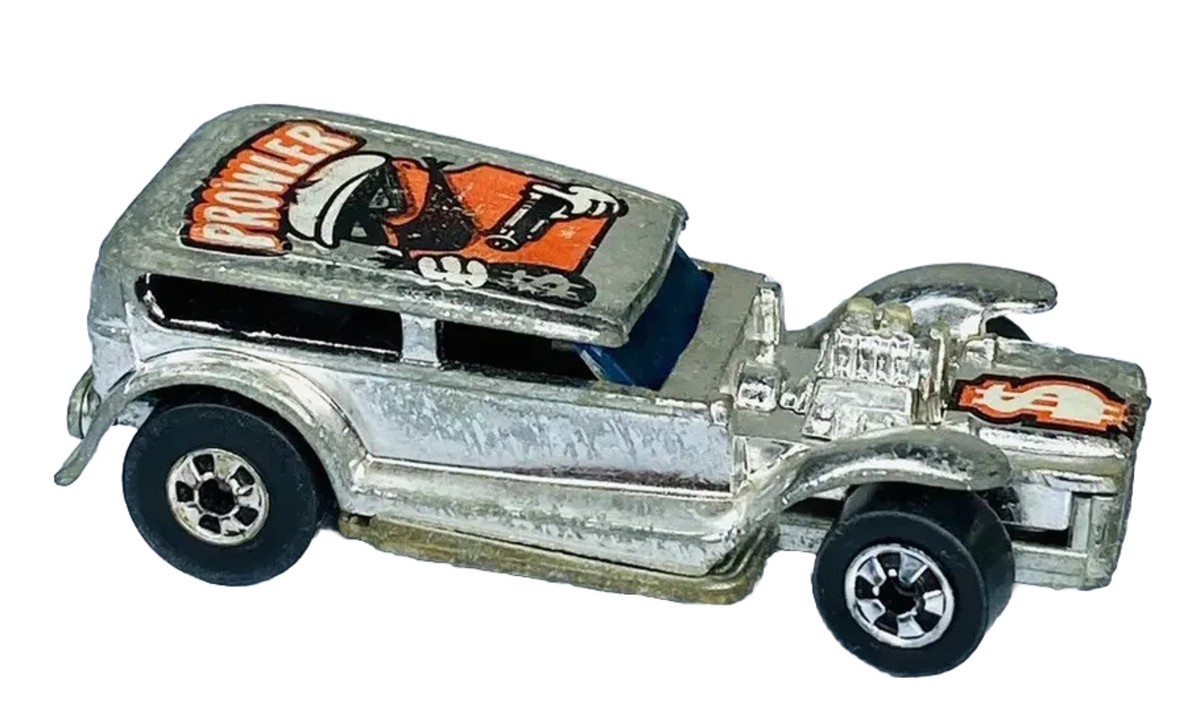 Hot Wheels Blackwall 1978 Super Chromes Prowler Bank Robber Tampo