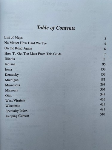 Used Book Lover's Guide to the Midwest / David S. & Susan Siegel (1998 edition) - Imagen 4 de 9