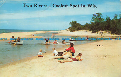 R672177 Zwei Flüsse. Coolest Spot in Wis. L. L. Cook. 1962
