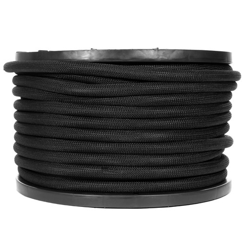 Paracord Planet cavo antiurto tessuto diamante nero - diametri 1/2 e 3/4 pollici - Foto 20 di 21