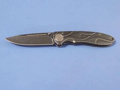 HARLEY-DAVIDSON 52114 Case Tec X Black Stonewash framelock knife 4