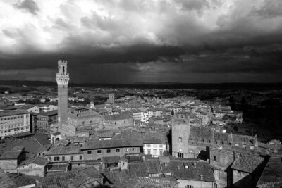Siena Mittelalterliche Stadt Südtoskana Italien Foto Bild