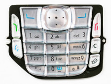 RTONOK6670 Tastiera Keypad per Nokia 6670 Silver