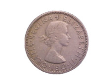 1955 Great Britain Elizabeth II 2 Shillings KM# 906 - High Grade Circ-d9890xux