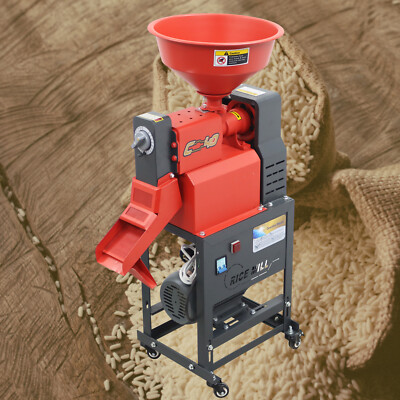 Rice Milling Machine Rice Millet Peeling Machine 130-170kg/h Output 220V 1.8KW
