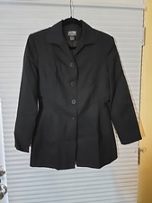 Levine Classics Black Long Blazer, Size 8