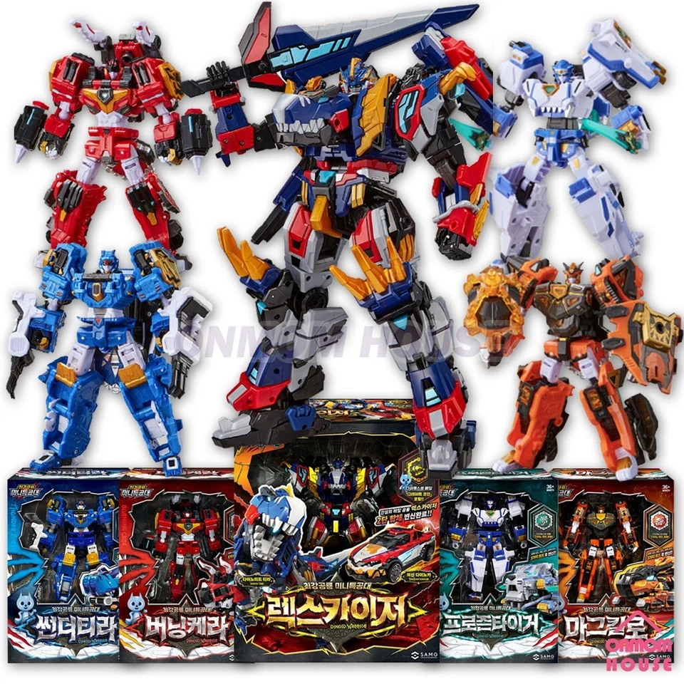 Miniforce Dinoid 8 Type Robot Collection Transformer Robot Toy 2025 - Image 2 of 3