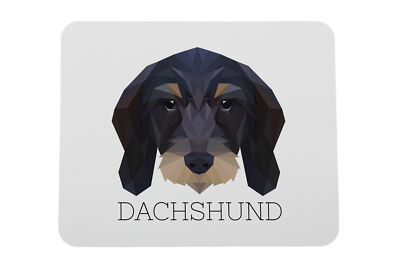 Teckel Wirehaired geometric pad Art-Dog