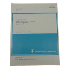 Vintage Proceedings Workshop on Impact of Hydrogen on Water Reactor Safety 1981