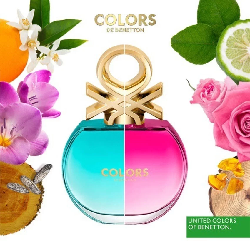 Benetton Colors de Benetton Mujer Rosa 1.7 OZ / 50 ml Eau de toilette Foto 2 de 4