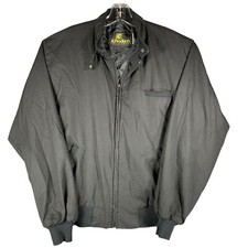 Vintage 80’s K Products Men’s L Cafe Racer Jacket Black Nylon Blend USA MADE