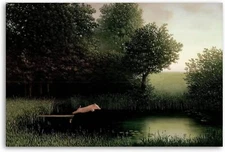 Diving Pig by Michael Sowa Poster Decorative Painting Canvas Wall Art Framed