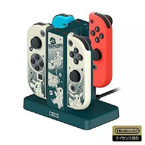 Pokemon Joy-Con Charging Stand And PC Hard Cover set for Nintendo Switch