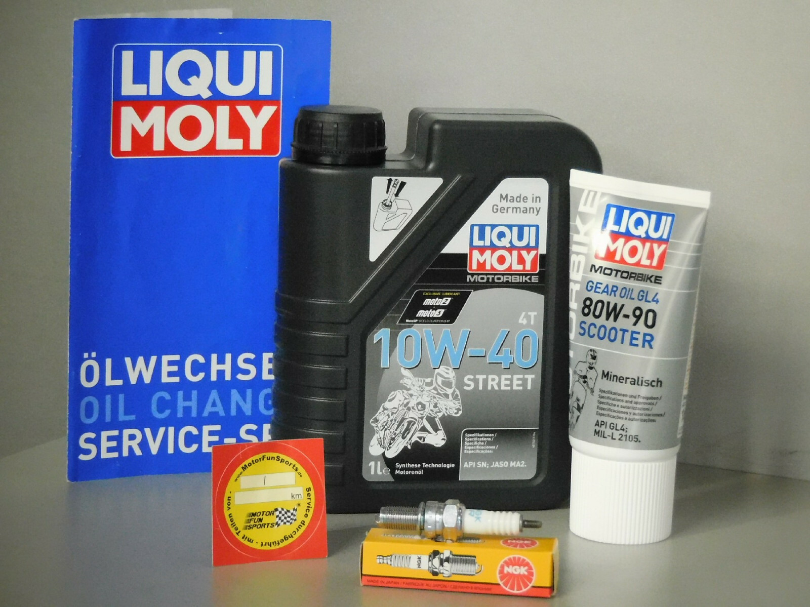 Maintenance Set Kreidler Insignio 125 - Service Inspection Spark Plug Oil