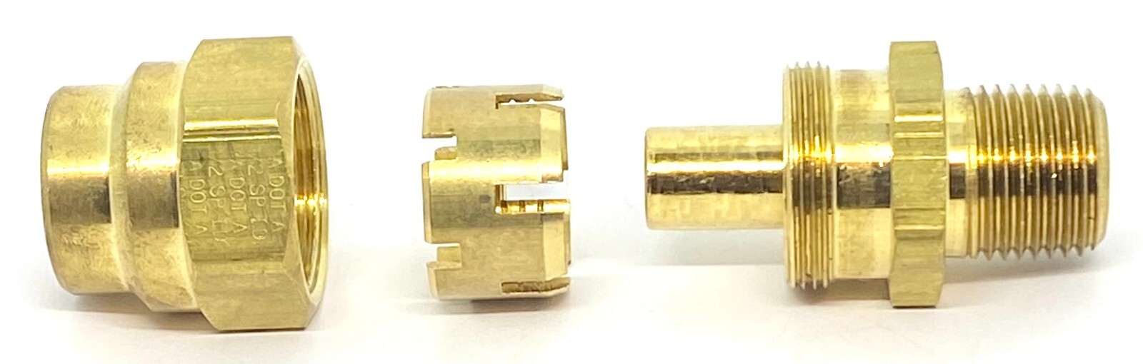 BRASS 1/2T X 1/2P Male Connector DOT Rubber Air Hose Fitting eBay