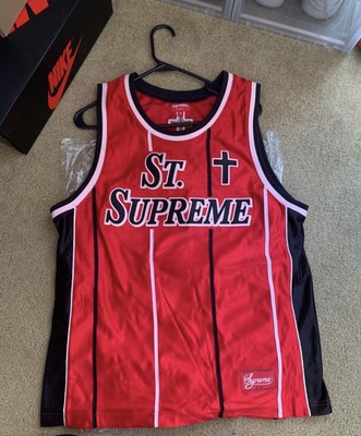 st supreme basketball jersey