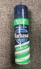 5 New Bottles Barbasol Shaving Cream Soothing Aloe Vera - 10.5oz Each