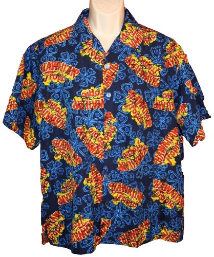 Party Pants NWT Men's Tropical Flamingo Graphic SS Button-Up Sz.M