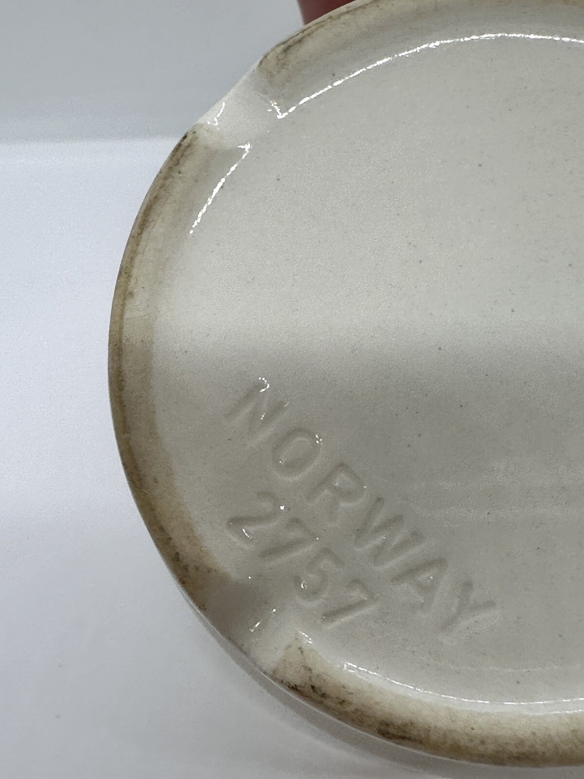 Vintage Figgjo Norway Style Coffee Tea Cup White with Blue Flowers 2757