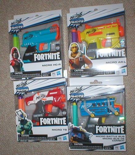 NERF MICRO SHOTS FORTNITE WEAPONS, SET 