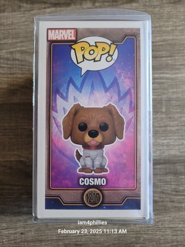 🔥 Funko Pop! Guardians of the Galaxy Cosmo #1207 W/ Protector 🔥 - Picture 2 of 6