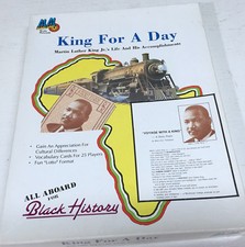 Martin Luther King For a Day VTG Black History Educational Teaching Game For 25
