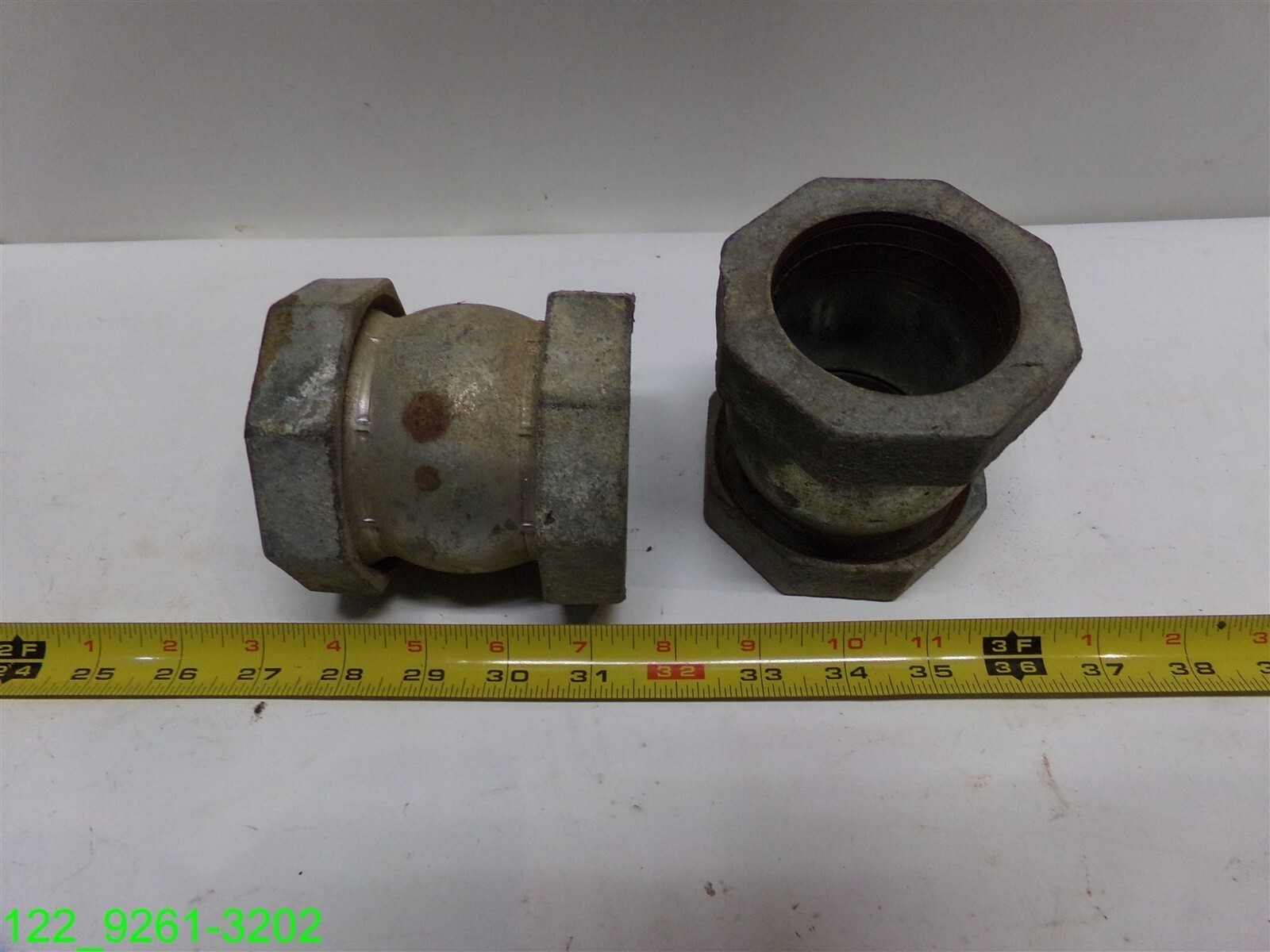 QTY=6: ROCKWELL 2" IP COMPRESSION DRESSER FITTINGS 3-3/4" LONG