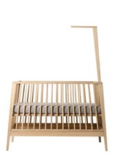 Linea by Leander Babybett Eiche + Himmelgestell Buche - NEU + SOFORTLIEFERUNG !!