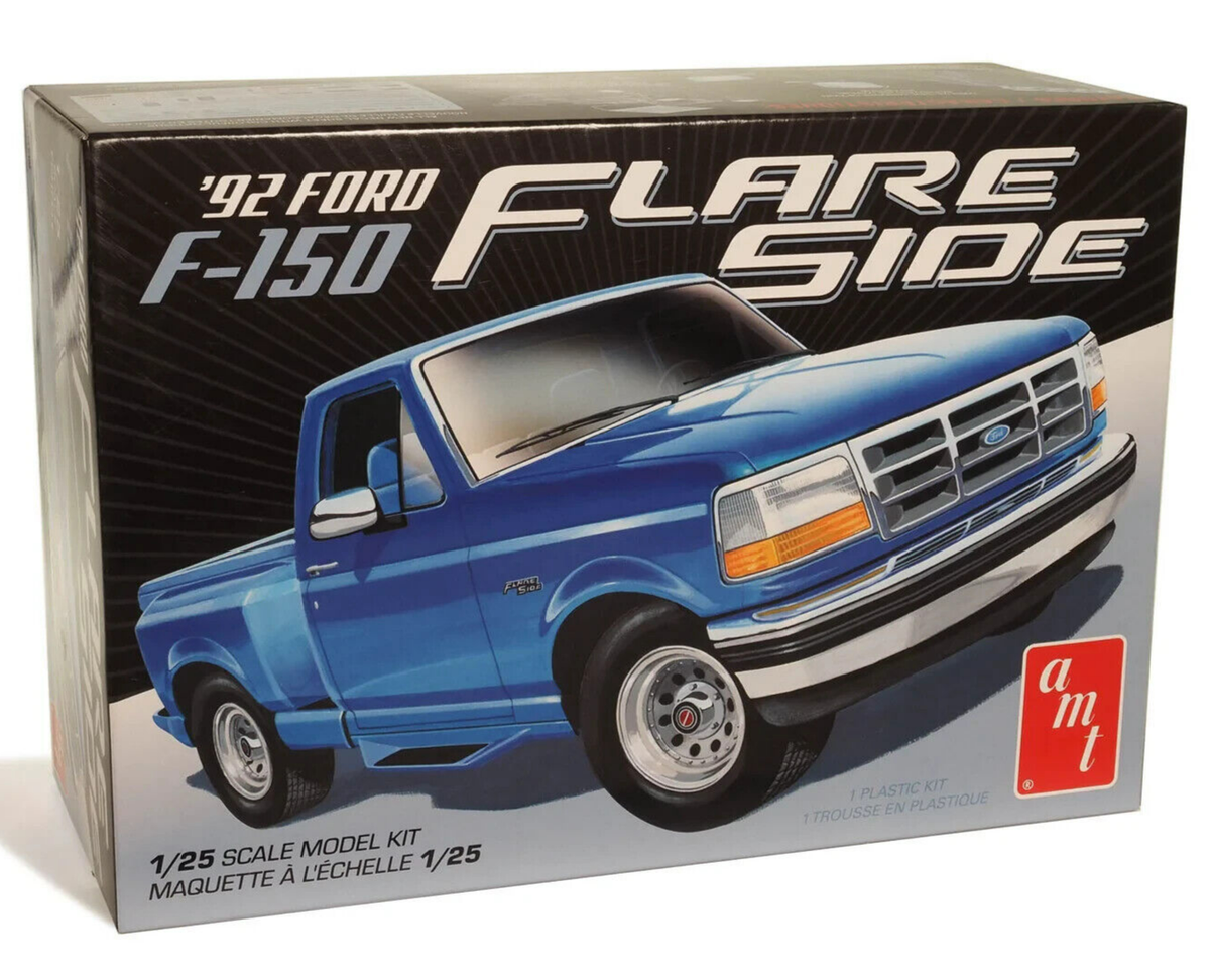 1:25 AMT 1992 Ford F-150 Flareside Stepside Pickup *PLASTIC MODEL