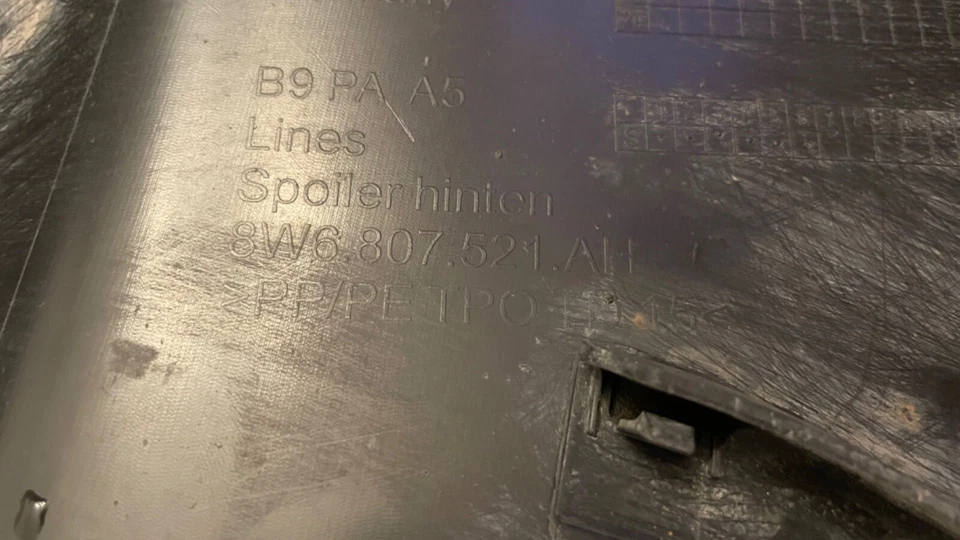 Audi a5 2021 deportivo trasero OEM difusor OEM 8w6 807 521 AH Foto 2 de 4