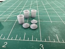 HO Scale Trash Cans Open 3pk