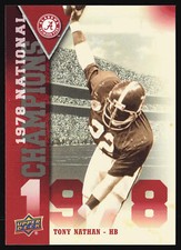 2012 Upper Deck University of Alabama #NCTN Tony Nathan National Champions
