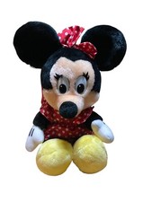 Disneyland Walt Disney World Vintage 1980s Minnie Mouse Plush Doll Stuffed 12