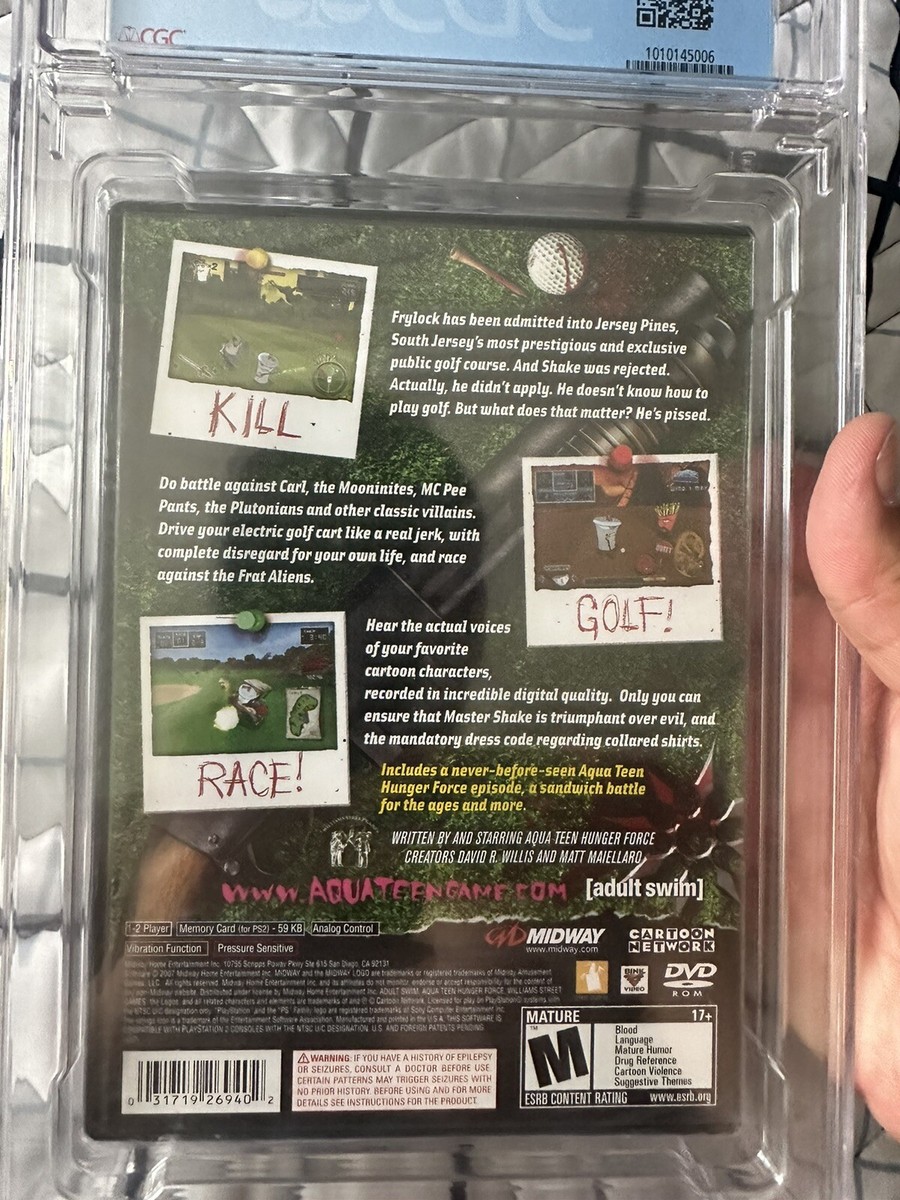 Aqua Teen Hunger Force Zombie Ninja Pro-Am CGC 9.8 PS2 Highest